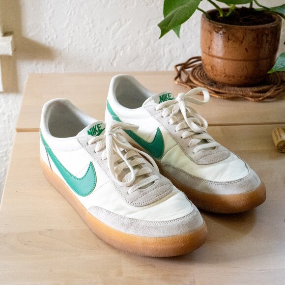 Nike Killshot 2 Leather Men's White and Green Sneakers with Gum Sole Size 11 - Picture 6 of 9